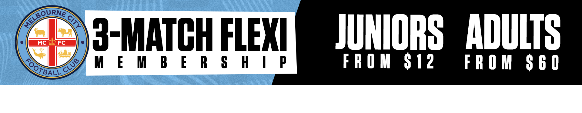3-Match Flexi Memberships on sale